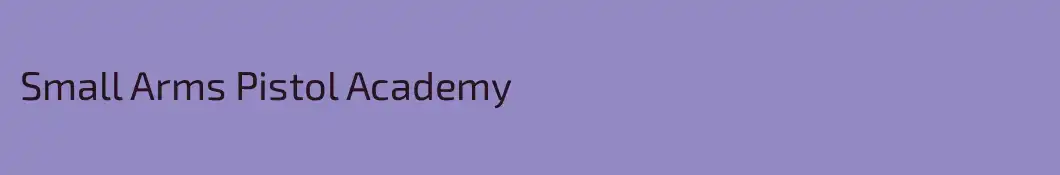 Small Arms Pistol Academy